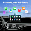 9 in Wireless CarPlay Screen, Portable Touchscreen w/ Android Auto & Camera