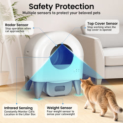 Automatic Cat Toy with Speedy Tail - Automatic Rolling Ball, Durable Interactive Play Toy for Indoor Cats & Kittens