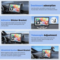 9 in Wireless CarPlay Screen, Portable Touchscreen w/ Android Auto & Camera