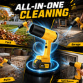 Cordless Handheld Leaf Blower with Dual Batteries, Variable Speed and Turbo Mode