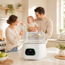 Baby Bottle Washer, Sterilizer and Dryer, All-in-One Pro Cleaning Machine for Bottles, Pump Parts & Baby Essentials, Effortless Care, Replaces Hand Washing