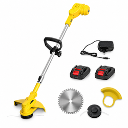 Cordless Mini Chainsaw Pruning Saw with 2 Batteries, Charger, Case and Extra Chain  Description
