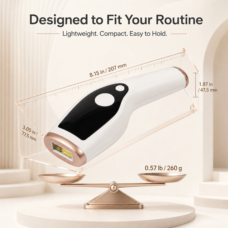 Hair Removal Device for Women and Men, 5 Levels, Auto & Manual Modes