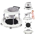 Baby Walker Foldable with 9 Adjustable Heights, Baby Walkers and Activity Center for Girls Boys Babies 7-18 Months, Baby Walker with Wheels Portable Anti-Rollover
