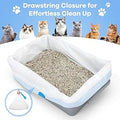 Cat Litter Bags, 60 Pack Durable Drawstring Litter Box Liners for Automatic Cat Litter Box, Heavy-Duty,Replacement bags for M4 Self-Cleaning Litter Boxes