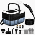 Steam Cleaner, Portable Steamer for Cleaning with 16pcs Accessories, 6-Level Adjustable and 15s Heat-Up, Handheld Steam Cleaner for Home, Tile, Dirt, Grout, Grease, Car Detailing