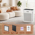 Powerful Air Purifiers for Home Large Room Up to 2000 Ft² with PM 2.5 Display Air Quality Sensor,HEPA Filter,Filters Smoke,Pollen,Pet Dander