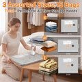 15 Pack Vacuum Storage Bags for Travel with Cordless Pump