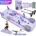 Adjustable Flat Ab Board for Core Workout, Foldable Sit Up Bench for Home Fitness Training and Body Shaping