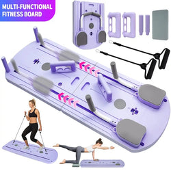 Adjustable Flat Ab Board for Core Workout, Foldable Sit Up Bench for Home Fitness Training and Body Shaping