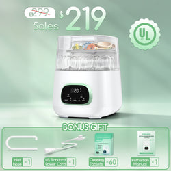 Baby Bottle Washer, Sterilizer and Dryer, All-in-One Pro Cleaning Machine for Bottles, Pump Parts & Baby Essentials, Effortless Care, Replaces Hand Washing