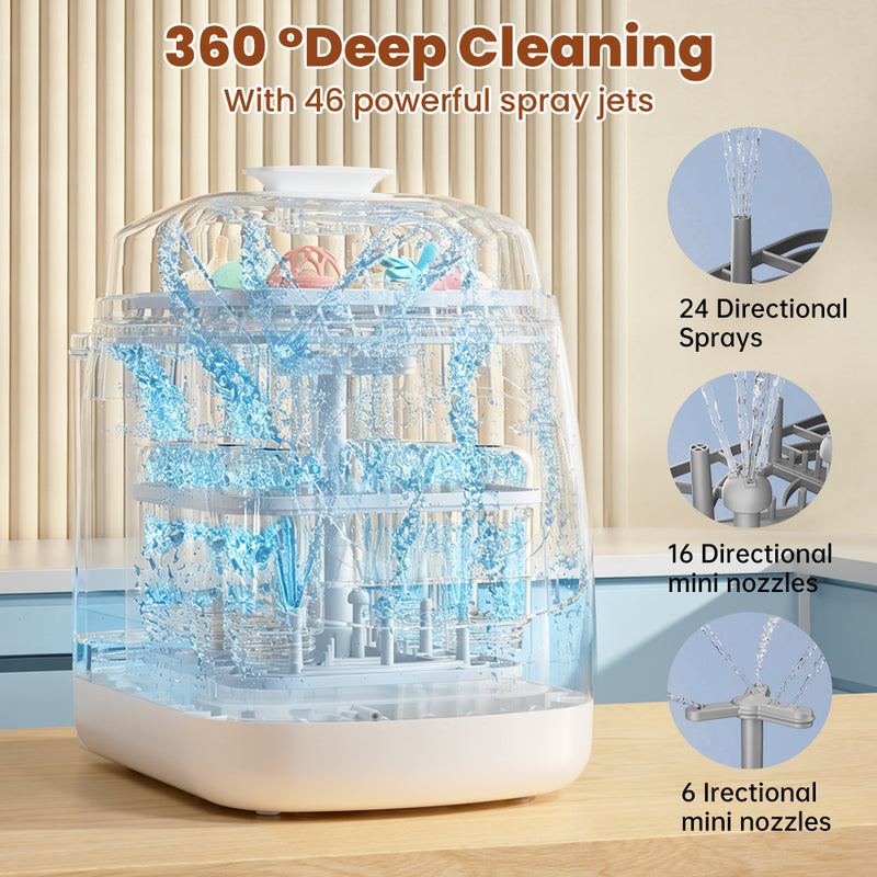 Baby Bottle Washer Sterilizer and Dryer All in One
