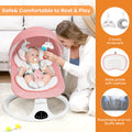 Baby Bouncer, Portable Baby Bouncer Seat for Baby 0-18 Months, 3 Modes with Rocker and Stationary Options, Infant Rocker Chair with Hanging Toys