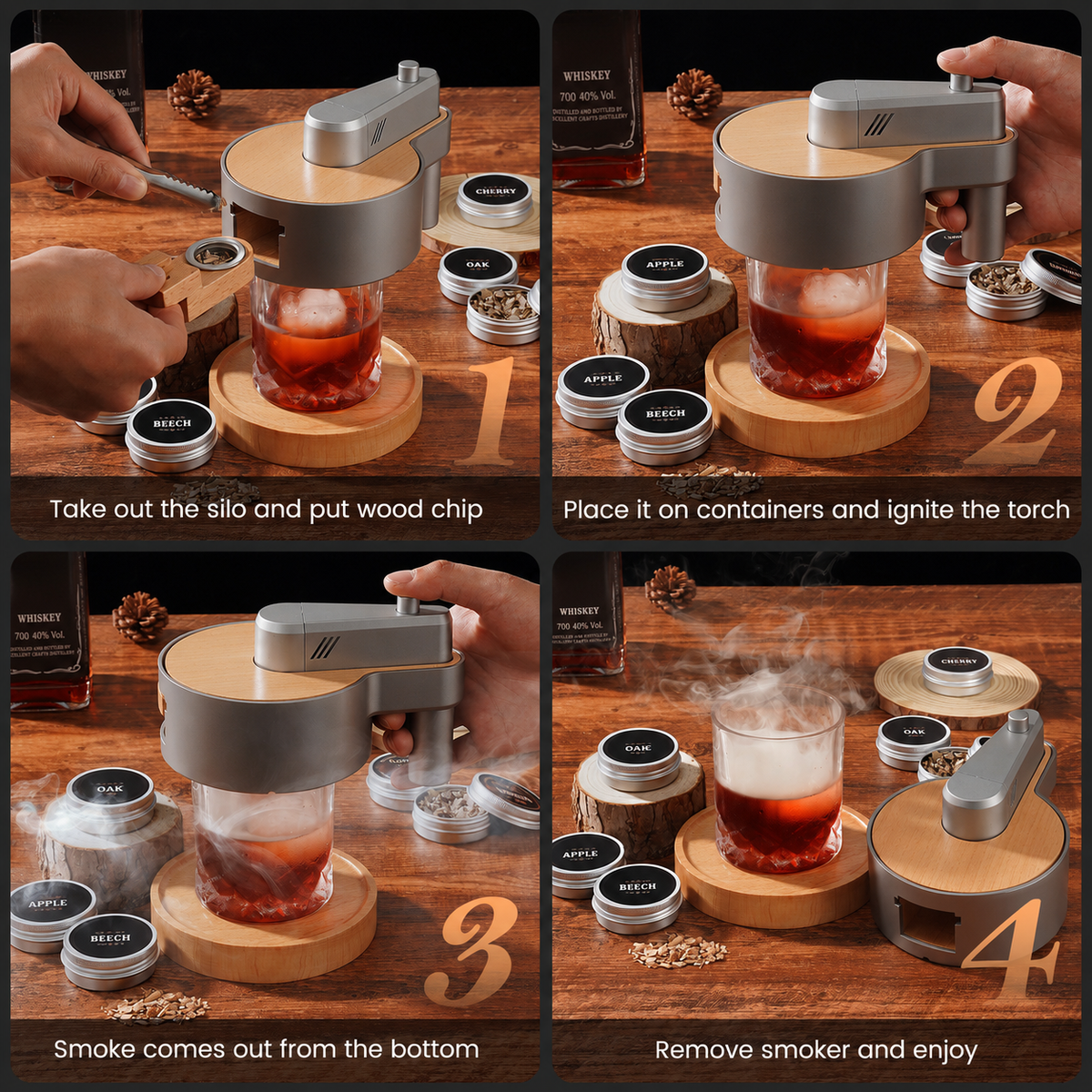Cocktail Smoker Kit
