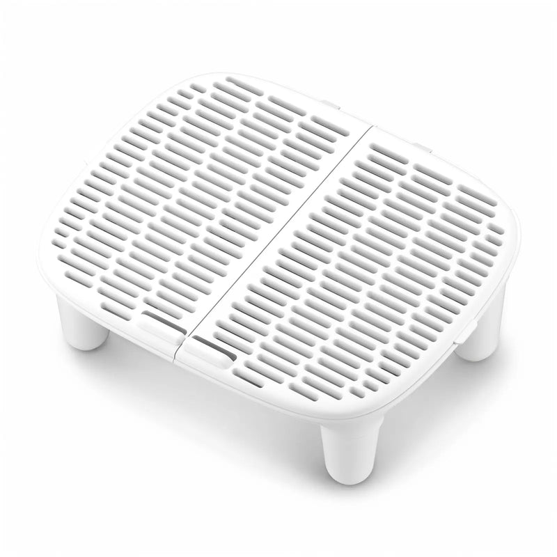 Filter Cat Litter Box Step Ramp, Anti-Tracking Litter Catcher Mat Pedal Stool, Non-Slip Step for Kitten & Senior Cats, Compatible with Self-Cleaning Litter Box