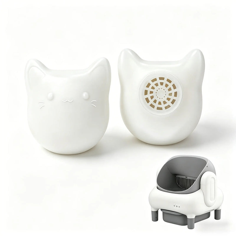 2PCS Universal Deodorizing Pods, Long-Lasting Scent Odor Remover for Fumoi Automatic Cat Litter Box
