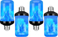 LED Flame Effect Light Bulb with 4 Lighting Modes E26 Base for Halloween Christmas Party Decor