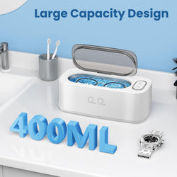 Ultrasonic Jewelry Cleaner with Dual Cleaning Modes and Stainless Steel Tank