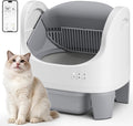 Automatic Litter Box,Self Cleaning Litter Box for Multiple Cats with Open Top Design