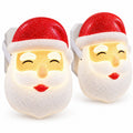 2 Pack Santa Christmas Porch Light Covers with Elastic Straps, Outdoor Holiday Decorations