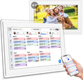 Digital Calendar Wall Touch Screen, 15.6 Inch Smart HD Electronic Calendar for Family & Chore Chart with Meal Planner, Built-in Digital Photo Frame