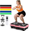 Vibration Plate Exercise Machine with 130 Speeds, Bluetooth, Remote and Resistance Bands