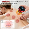 Furoching Smart Cupping Therapy Set with Red Light, Heat and 20 Suction Levels