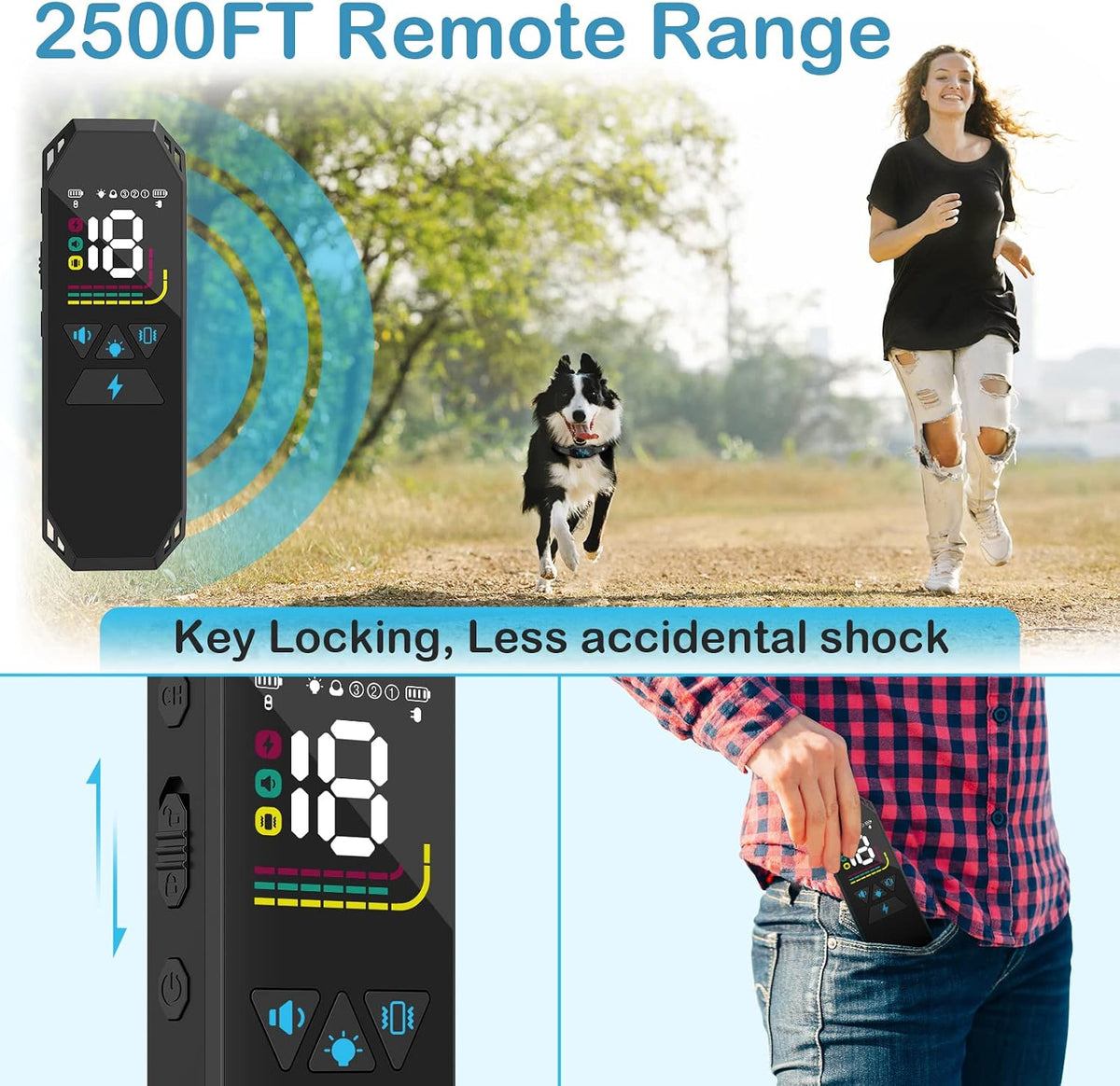 Dog Training Collar with Remote Control,