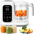 Baby Food Maker with Steam Basket, One-Touch Cooking, Blending and Self-Cleaning