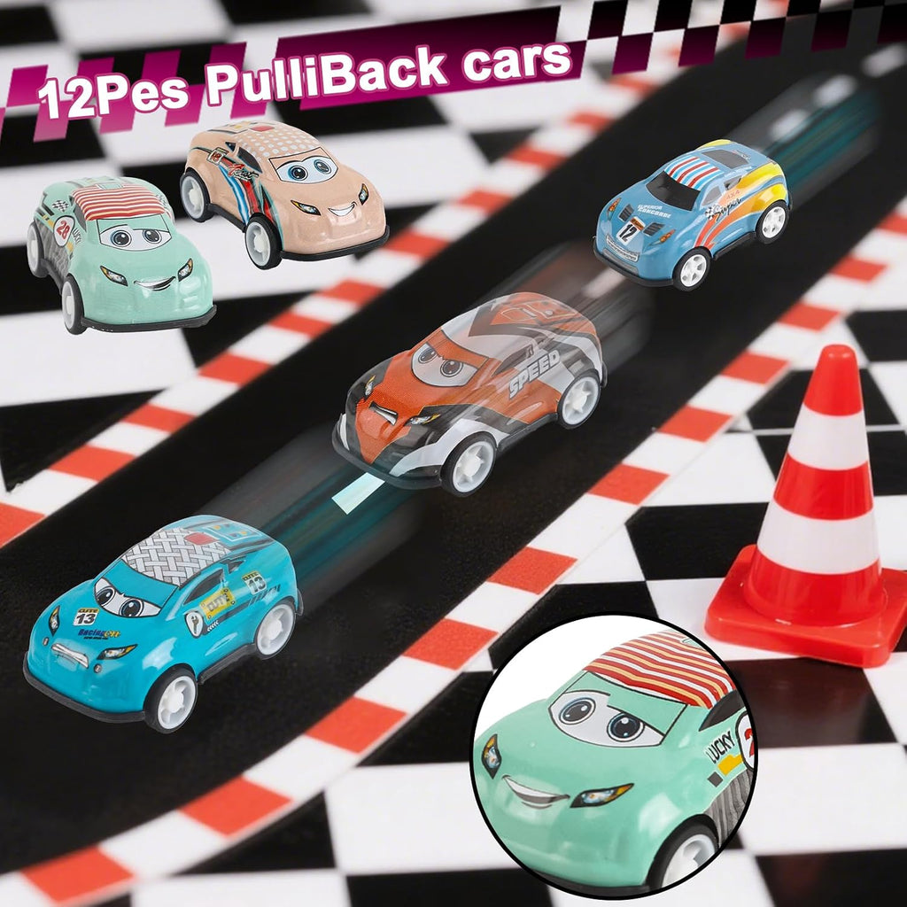 110-Piece Jungle Safari Party Favor Set with Animal Glasses, Pull-Back Cars, Keychains and Stickers