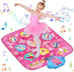 Dance Mat for Kids with 3 Play Modes, 8 Levels, LED Scoreboard & Music