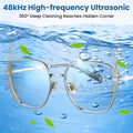 Ultrasonic Jewelry Cleaner with Dual Cleaning Modes and Stainless Steel Tank