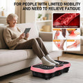 Vibration Plate Exercise Machine with 130 Speeds, Bluetooth, Remote and Resistance Bands