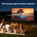 120inch Projector Screen with Stand: Portable Projector Screen Outdoor