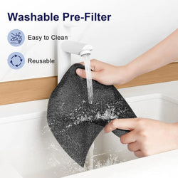 ToLife TZ-K2 Replacement Filter, 3-in-1 H13 HEPA & Activated Carbon, 2 Pack