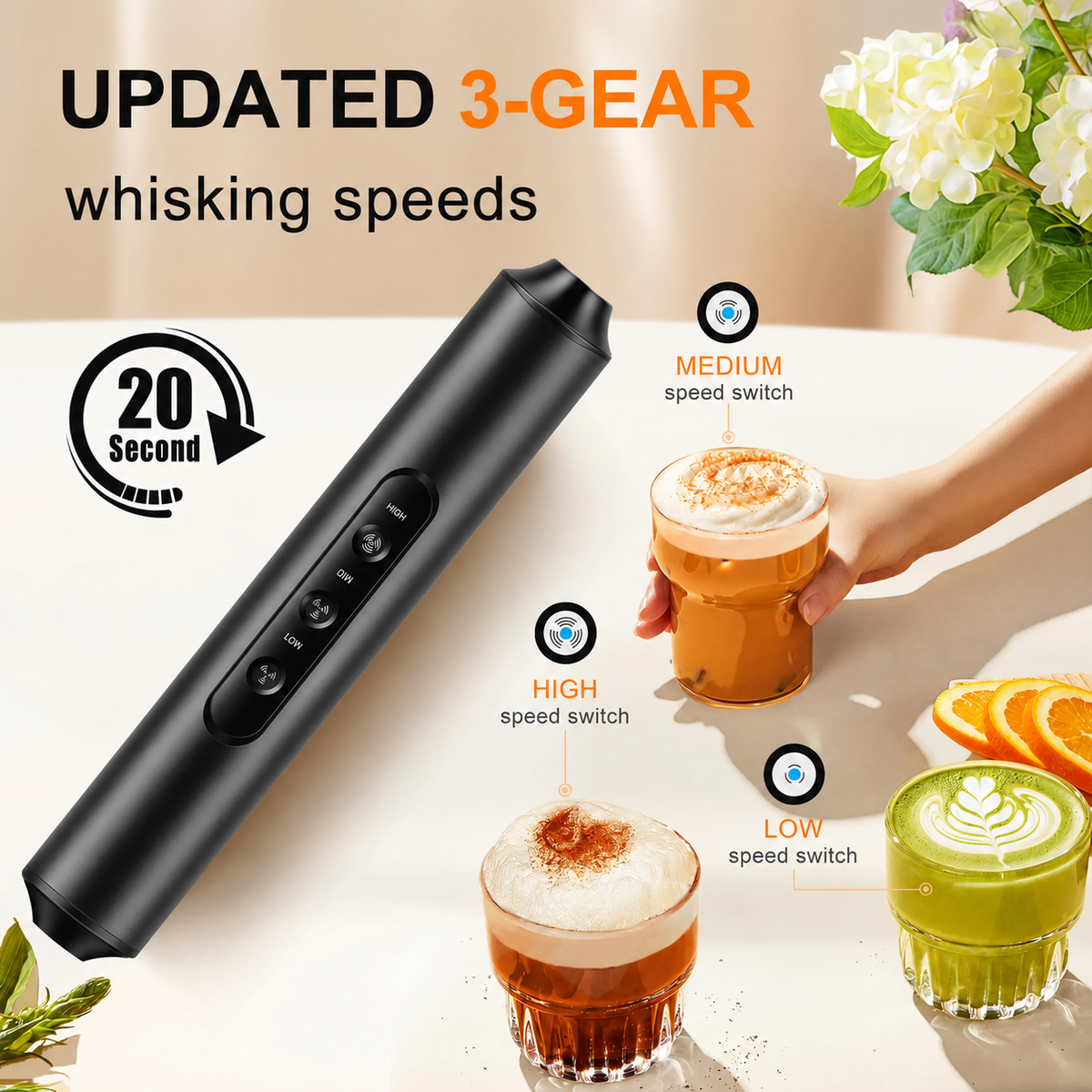 Electric Foil Shaver for Men, 3-Blade Rechargeable Electric Razor with LED Battery Display,
