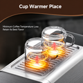 Espresso Machine 20 Bar, Compact Espresso Maker, Stainless Steel Expresso Coffee Machines with Steam Milk Frother & 34oz Removable Water Tank for Home Latte, Cappuccino, Silver