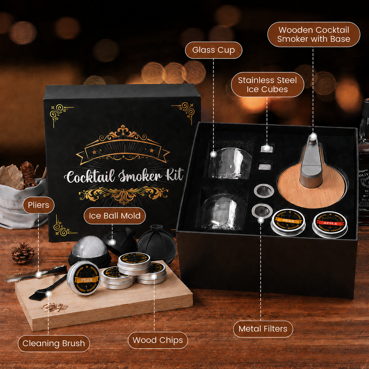 Cocktail Smoker Kit