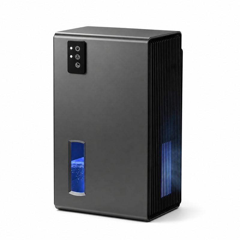 Dehumidifier for Home, 95 OZ Water Tank, (1000 sq.ft) Dehumidifiers for Bathroom Bedroom Basement with Auto Shut Off,7 Colors LED Light