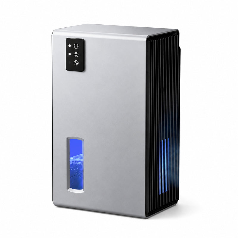 Dehumidifier for Home, 95 OZ Water Tank, (1000 sq.ft) Dehumidifiers for Bathroom Bedroom Basement with Auto Shut Off,7 Colors LED Light