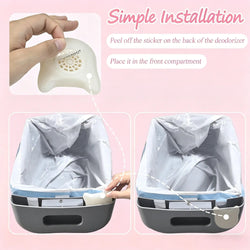 2PCS Universal Deodorizing Pods, Long-Lasting Scent Odor Remover for Fumoi Automatic Cat Litter Box